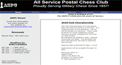 Desktop Screenshot of chessaspc.org